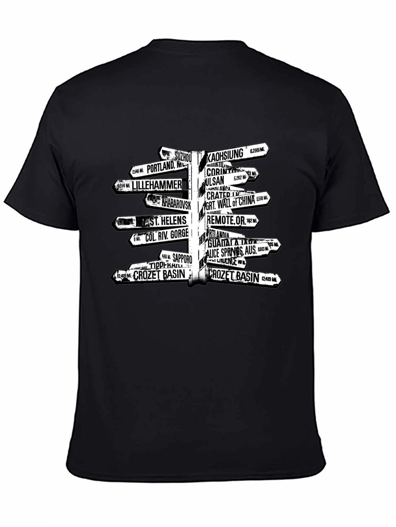 Wanderlust Directional Sign T-Shirt