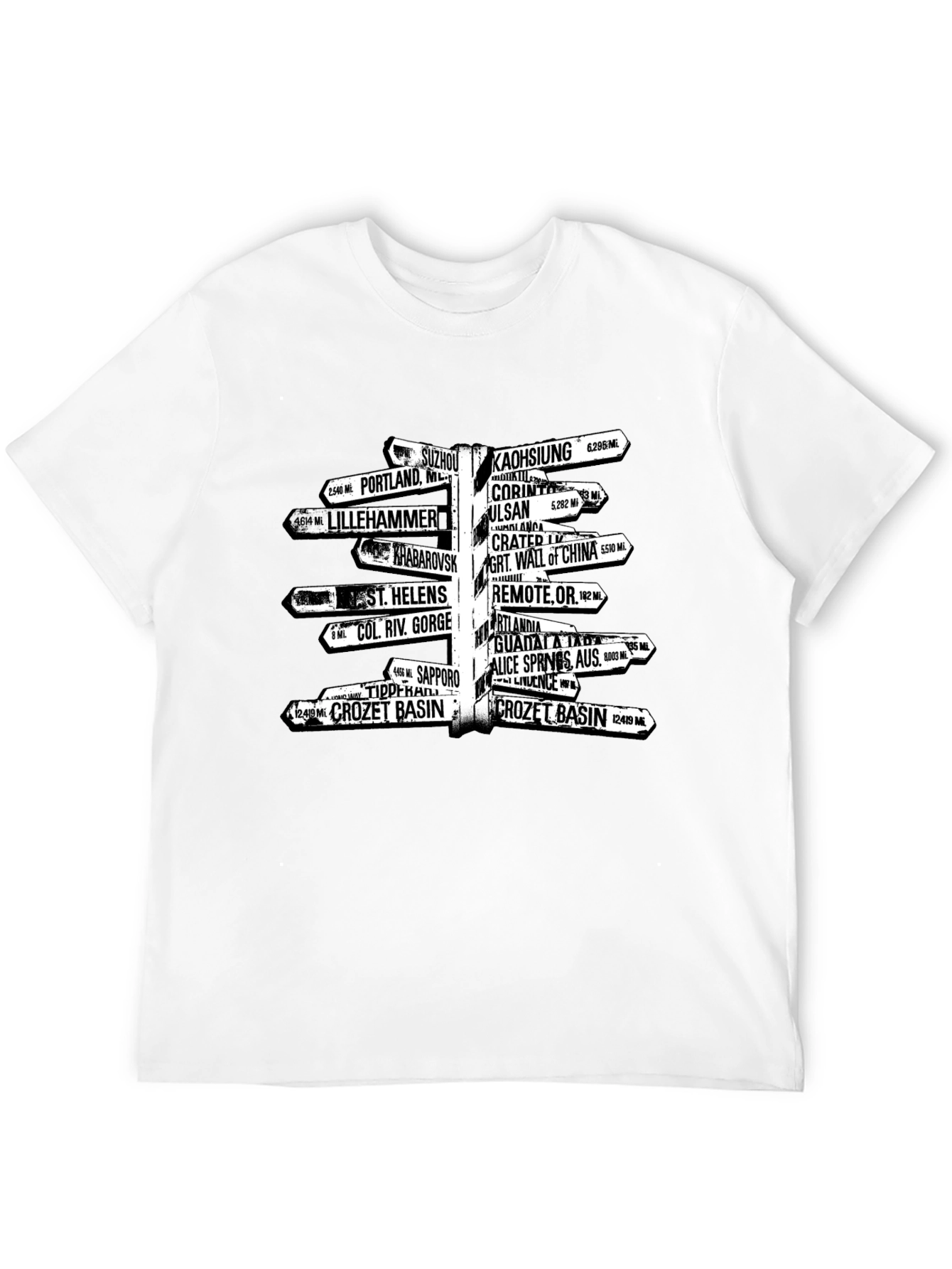 Wanderlust Directional Sign T-Shirt