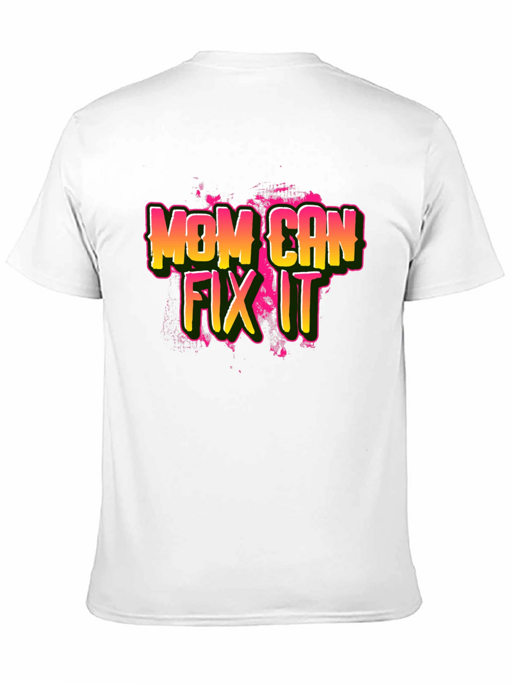 Mom Can Fix It Black T-Shirt