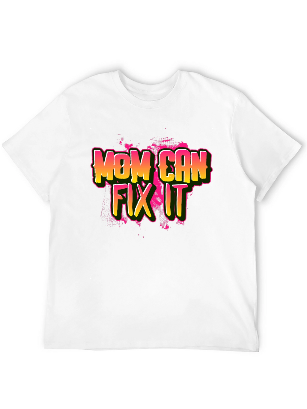 Mom Can Fix It Black T-Shirt