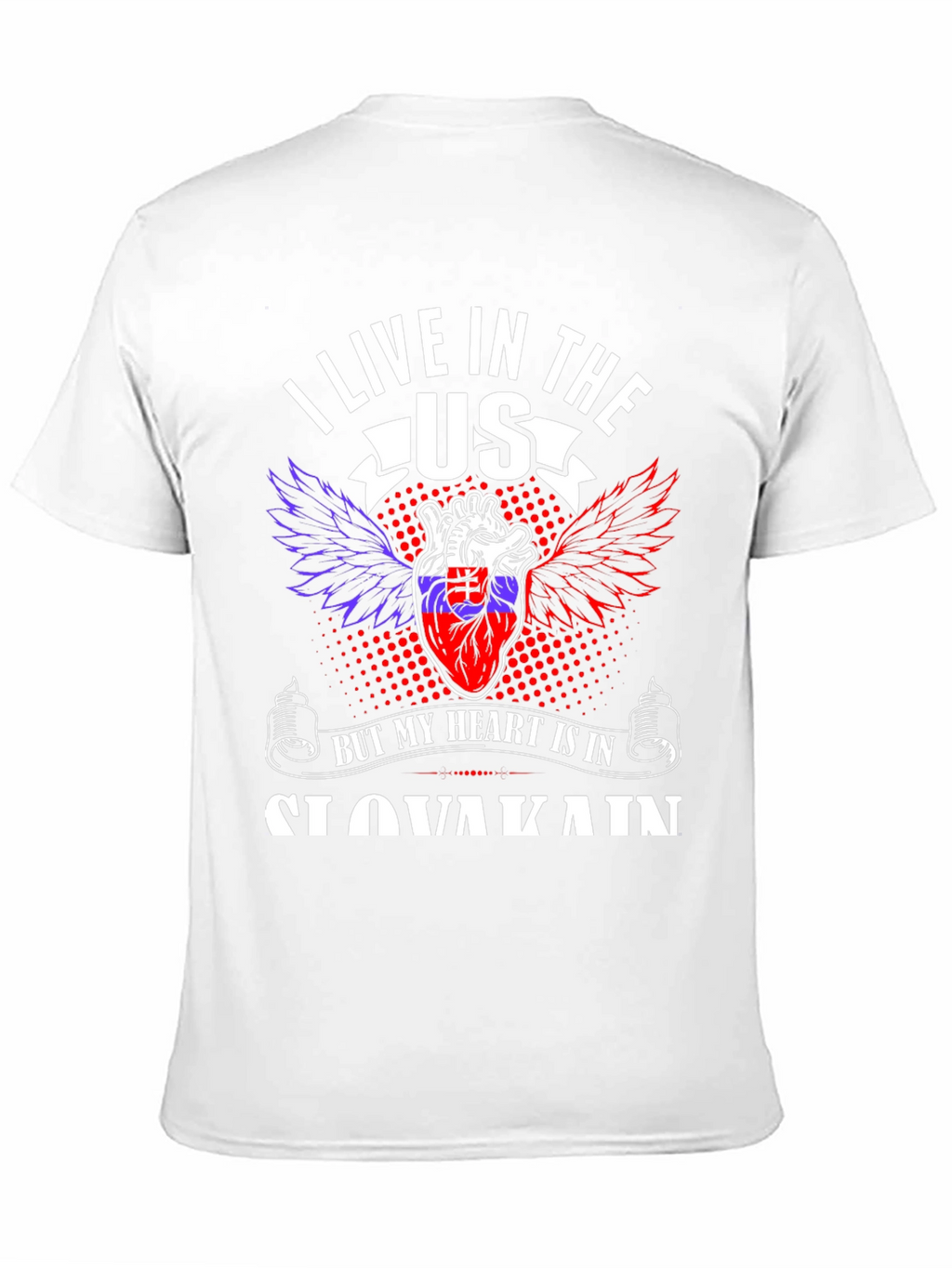 Slovakia Heart T-Shirt - USA Pride
