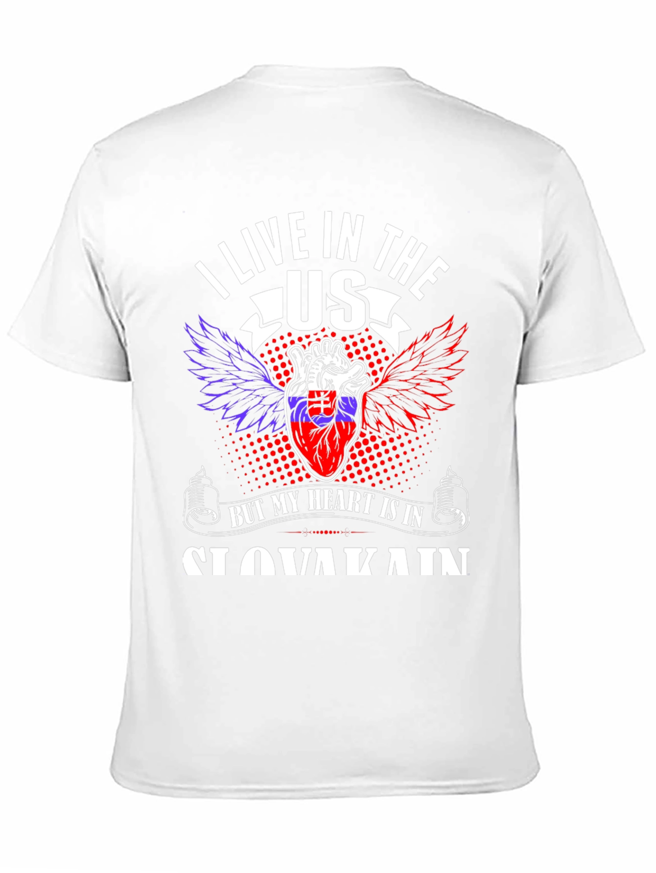 Slovakia Heart T-Shirt - USA Pride
