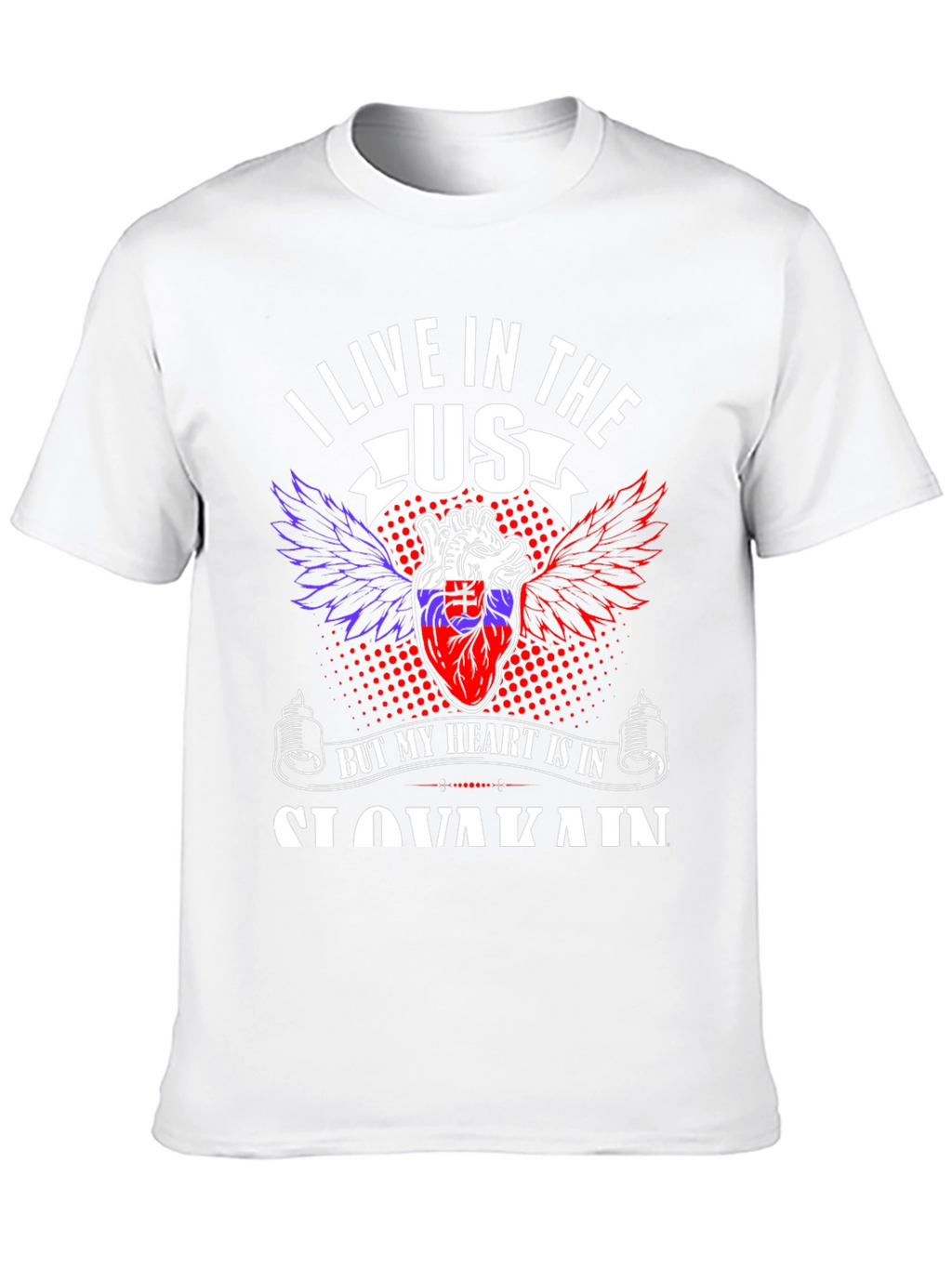 Slovakia Heart T-Shirt - USA Pride