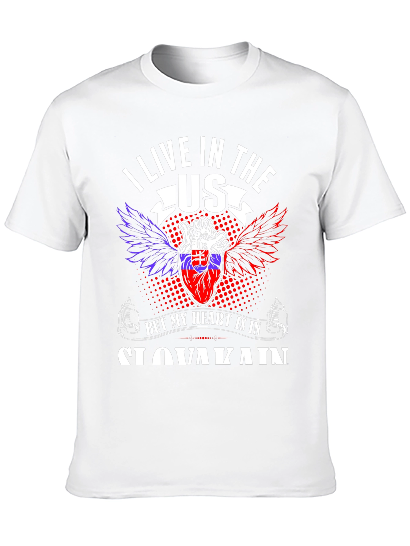 Slovakia Heart T-Shirt - USA Pride
