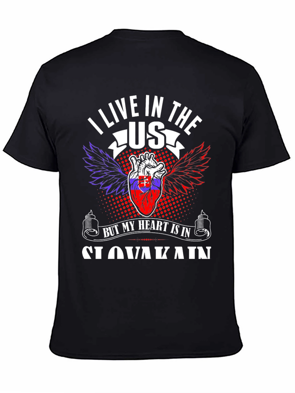 Slovakia Heart T-Shirt - USA Pride