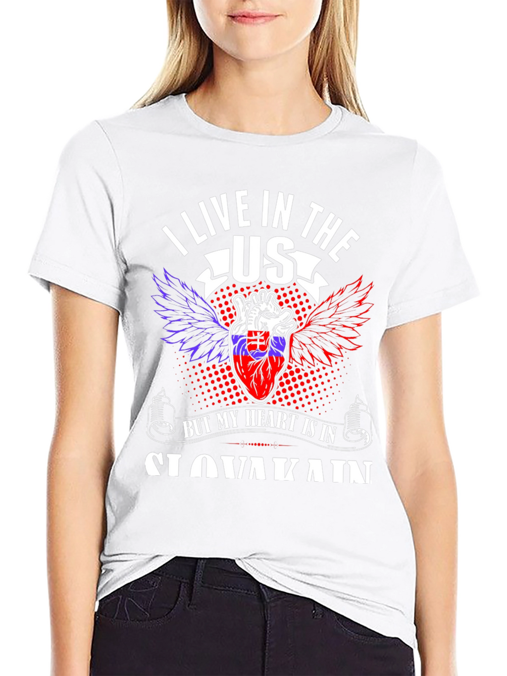 Slovakia Heart T-Shirt - USA Pride