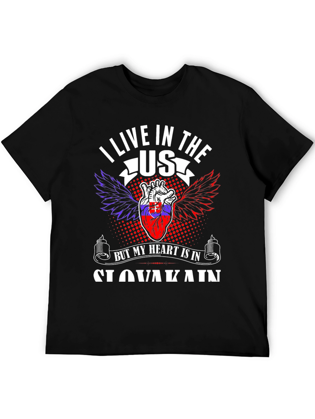 Slovakia Heart T-Shirt - USA Pride