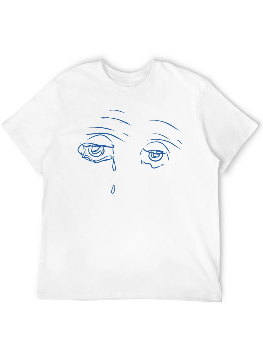 Sad Eyes Graphic Black T-Shirt