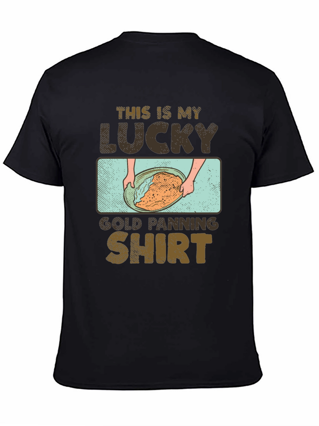 Lucky Gold Panning Shirt - Mens Graphic Tee