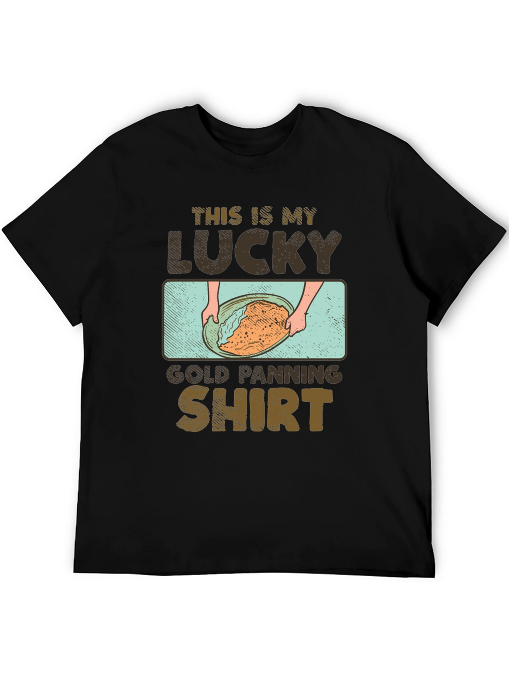 Lucky Gold Panning Shirt - Mens Graphic Tee
