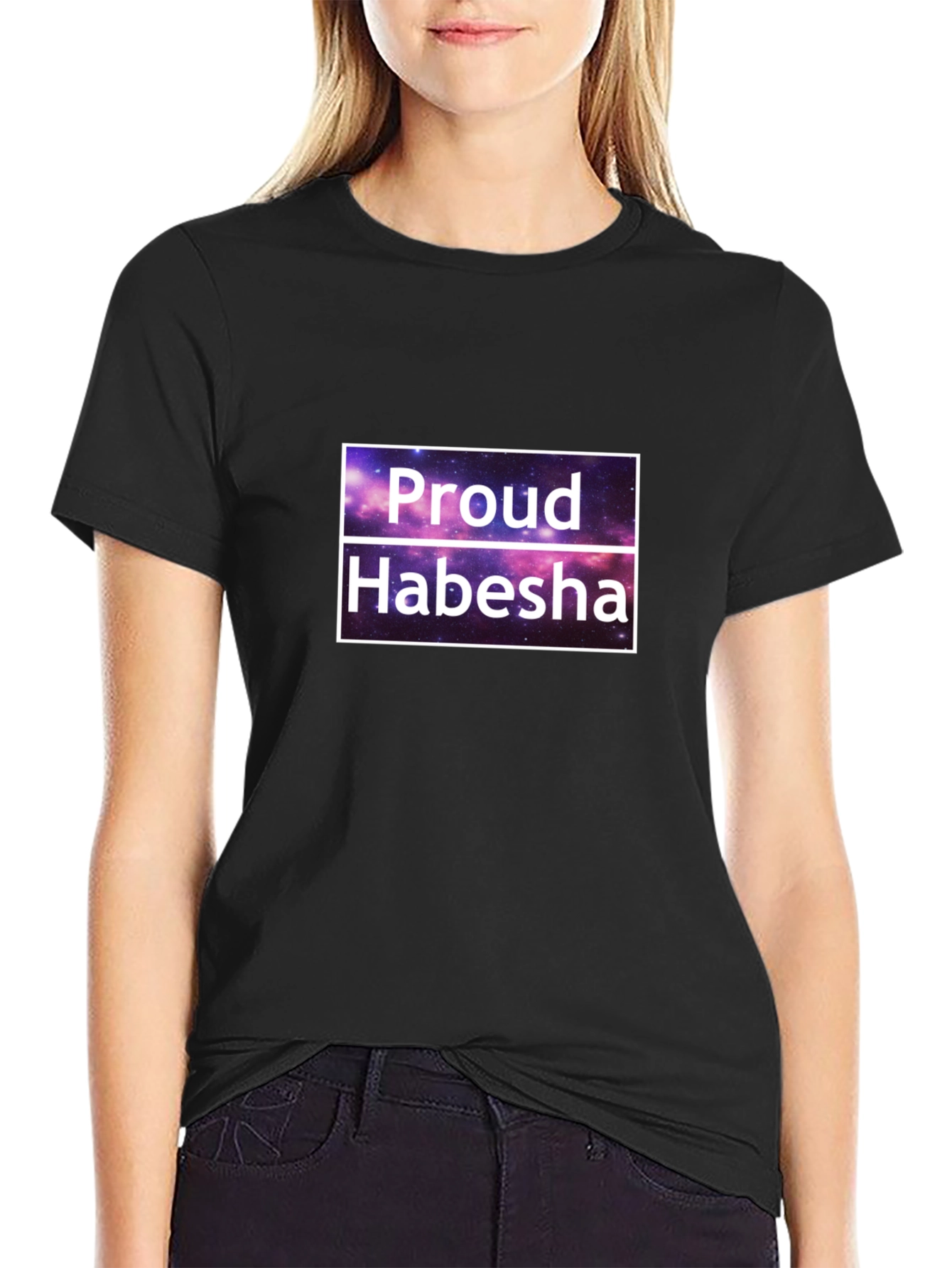 Proud Habesha T-Shirt - Galaxy Design