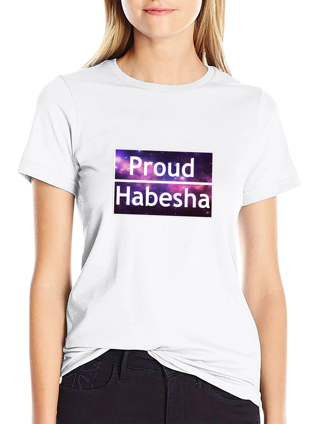 Proud Habesha T-Shirt - Galaxy Design