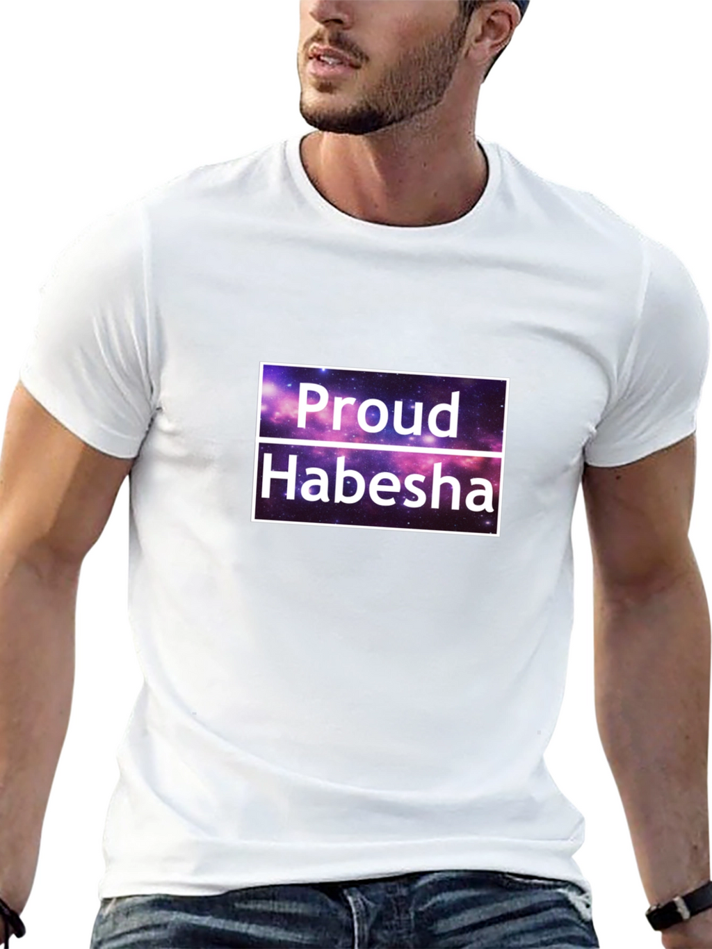 Proud Habesha T-Shirt - Galaxy Design