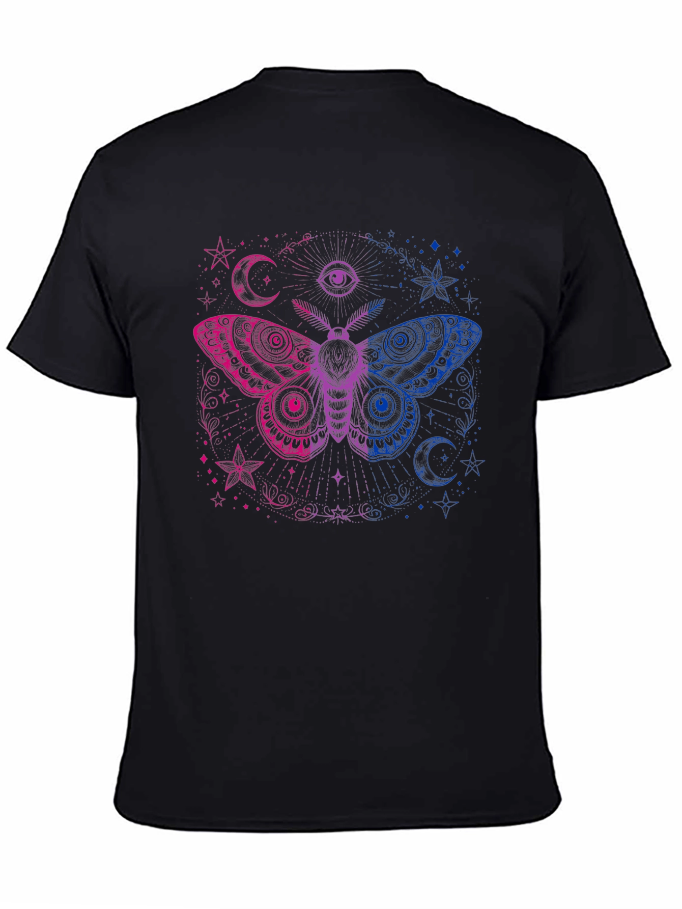 Bisexual Pride Moth Graphic T-Shirt
