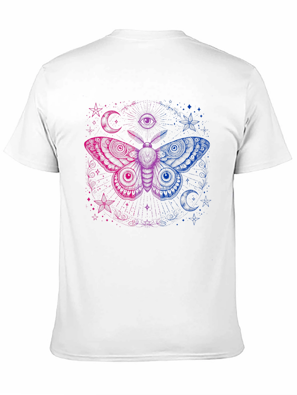 Bisexual Pride Moth Graphic T-Shirt