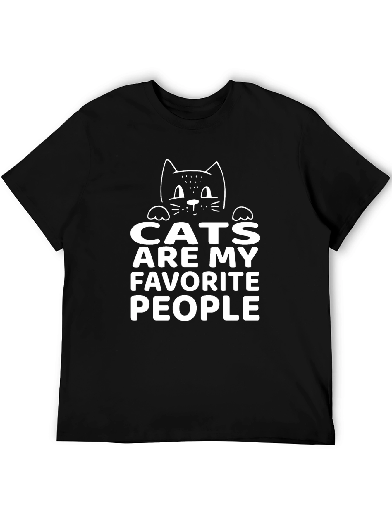 Cats are My Favorite People Tee