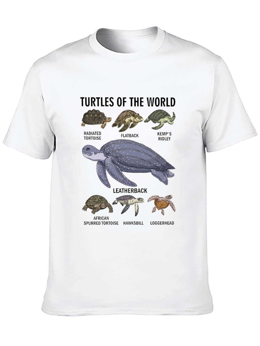 Turtles of the World Graphic T-Shirt