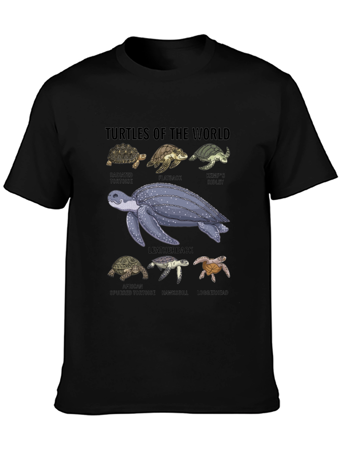 Turtles of the World Graphic T-Shirt