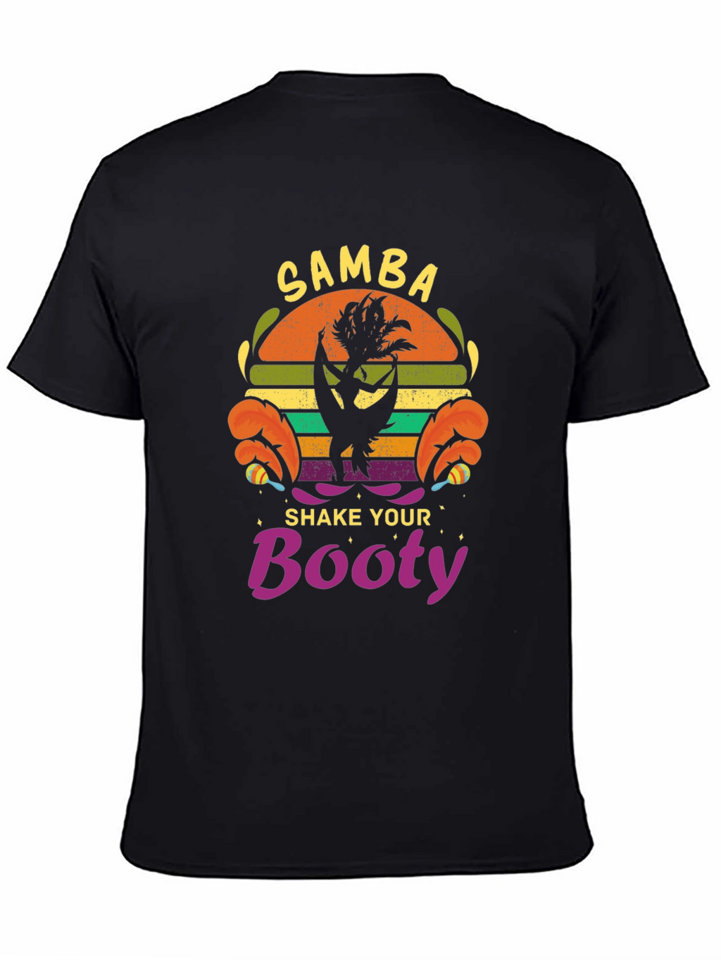 Samba Shake Your Booty Black T-Shirt