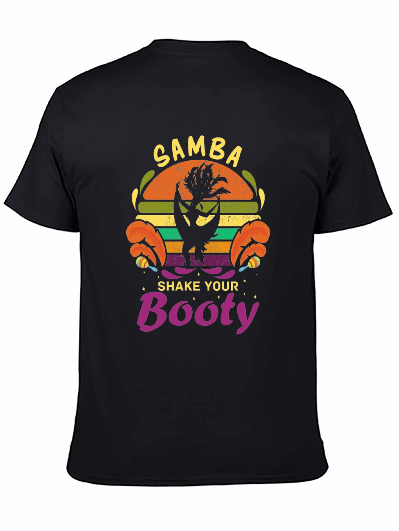 Samba Shake Your Booty Black T-Shirt