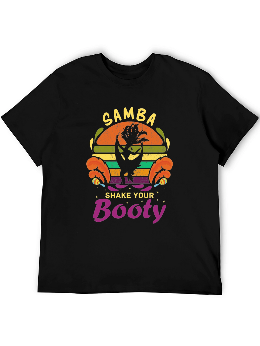 Samba Shake Your Booty Black T-Shirt