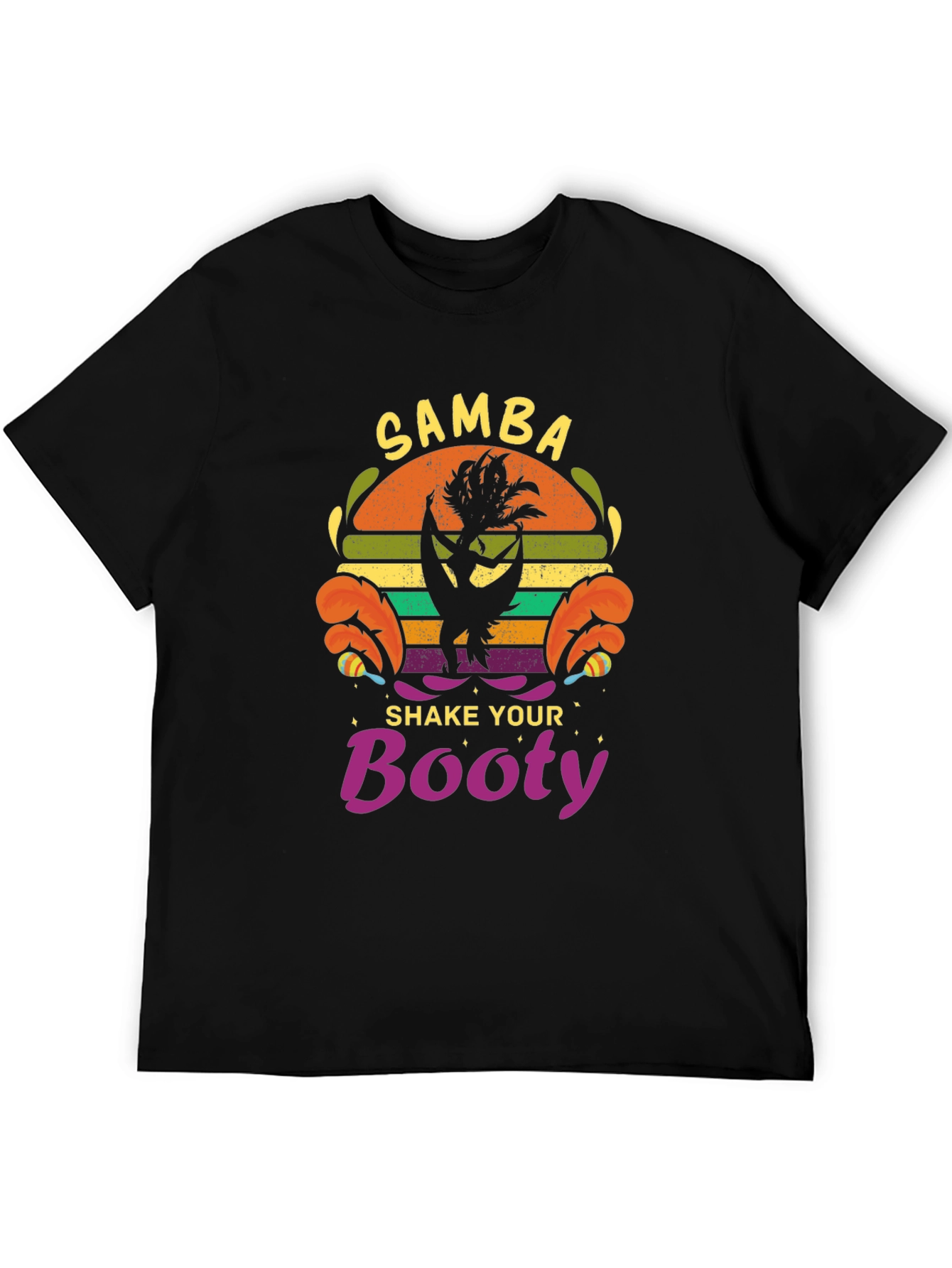 Samba Shake Your Booty Black T-Shirt
