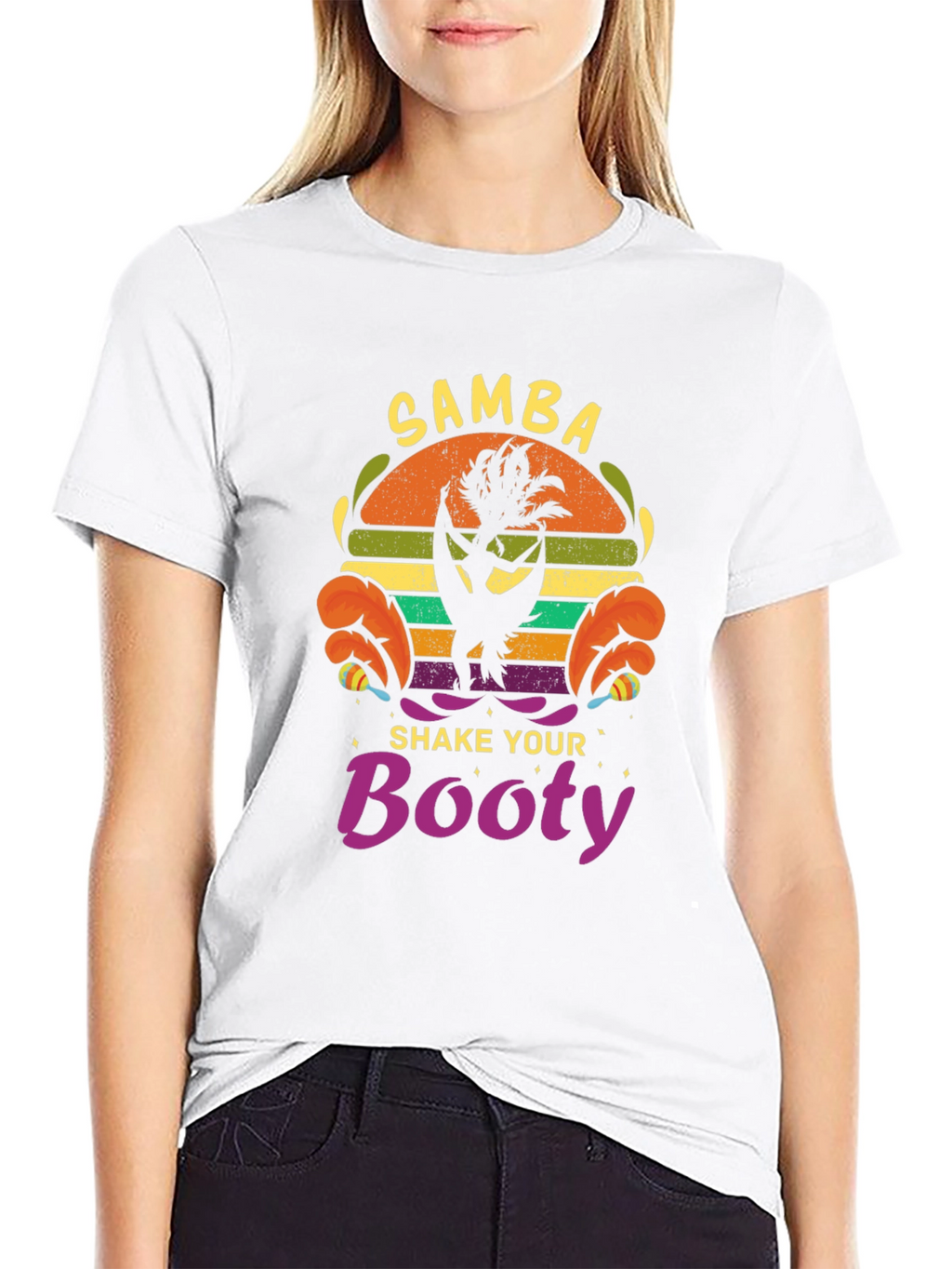 Samba Shake Your Booty Black T-Shirt
