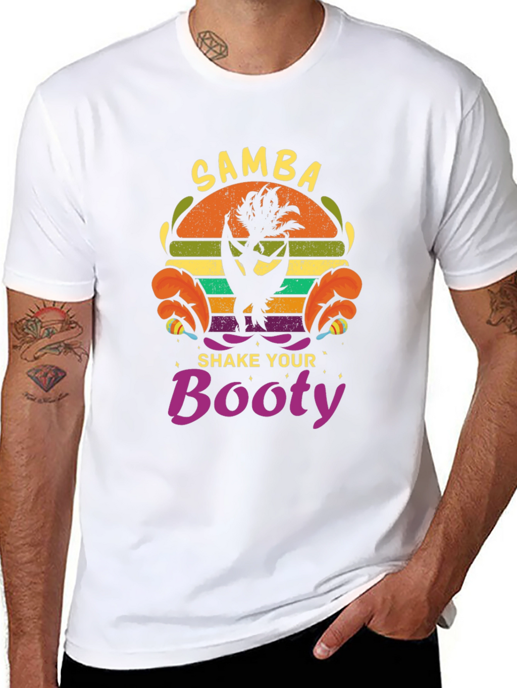 Samba Shake Your Booty Black T-Shirt