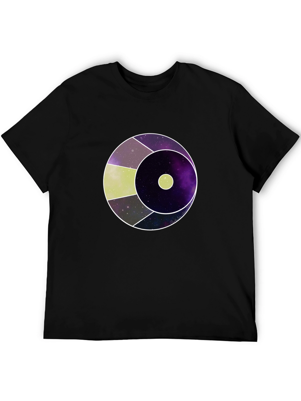 Cosmic Eye Graphic Tee - Modern Galaxy Design