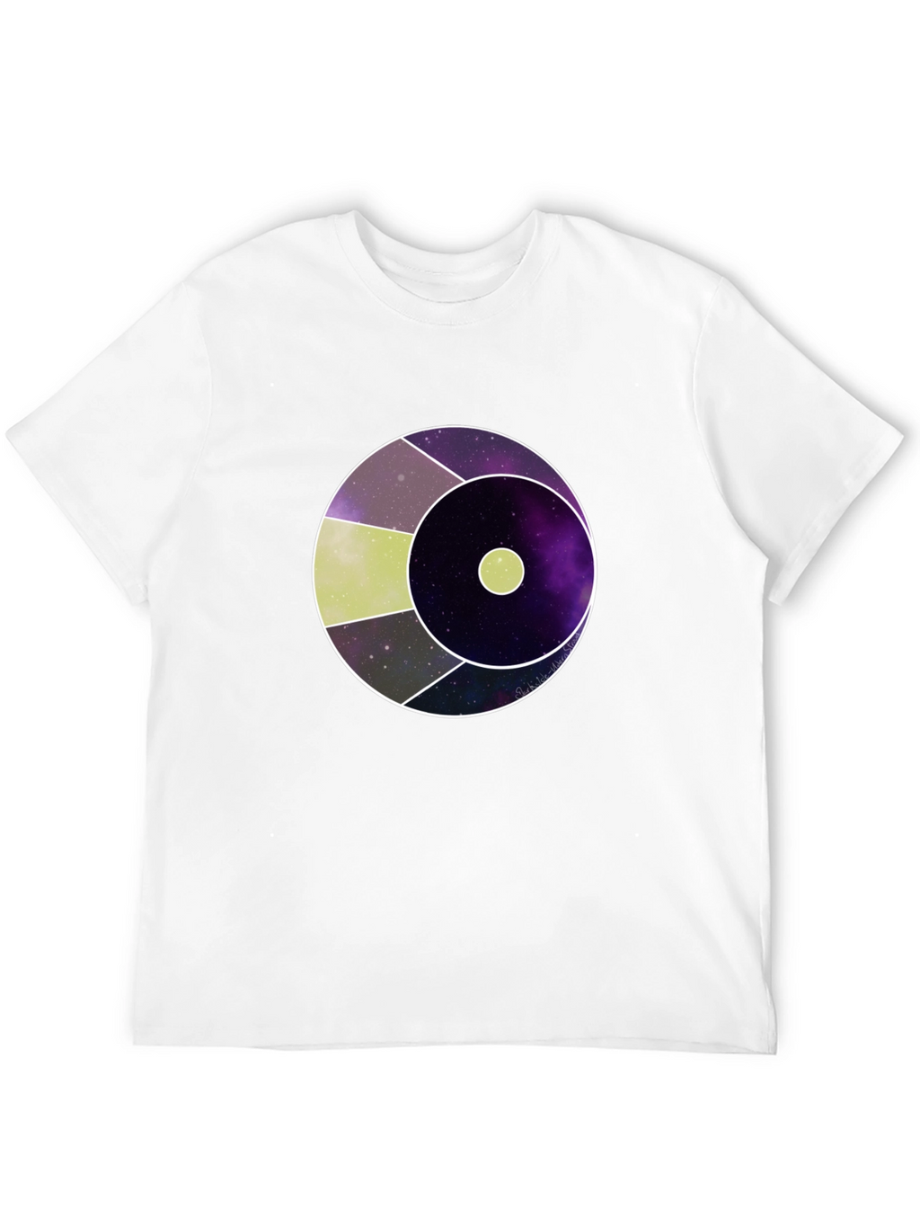 Cosmic Eye Graphic Tee - Modern Galaxy Design
