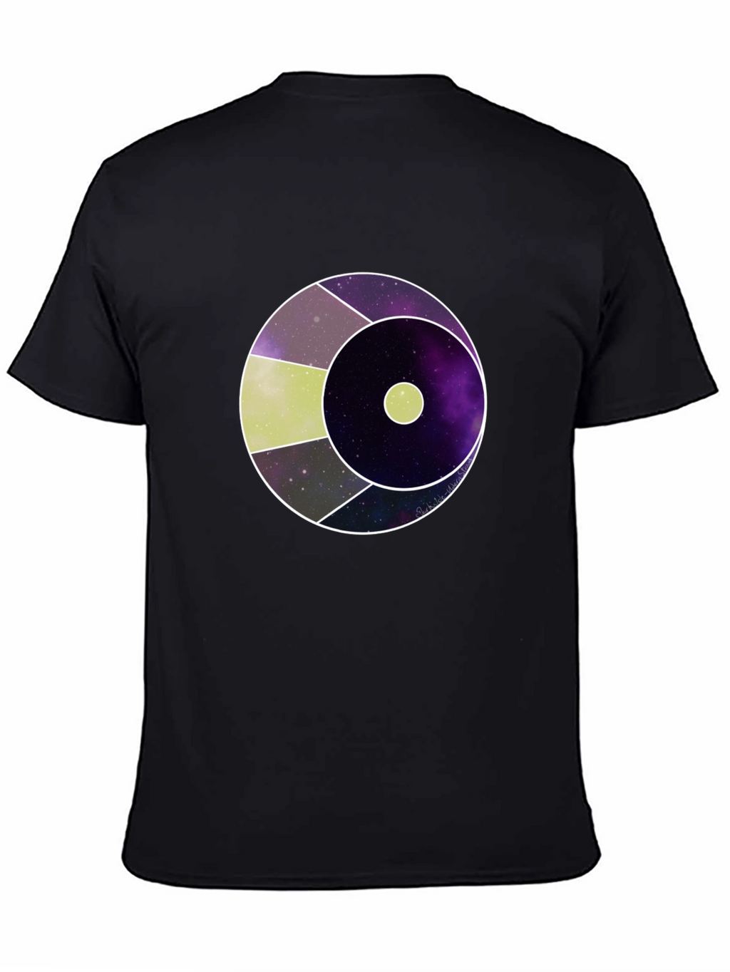 Cosmic Eye Graphic Tee - Modern Galaxy Design