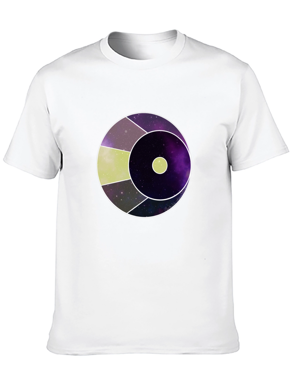 Cosmic Eye Graphic Tee - Modern Galaxy Design