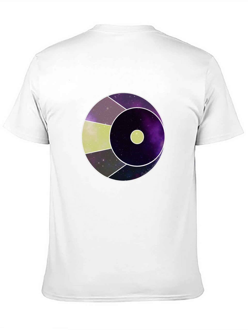 Cosmic Eye Graphic Tee - Modern Galaxy Design