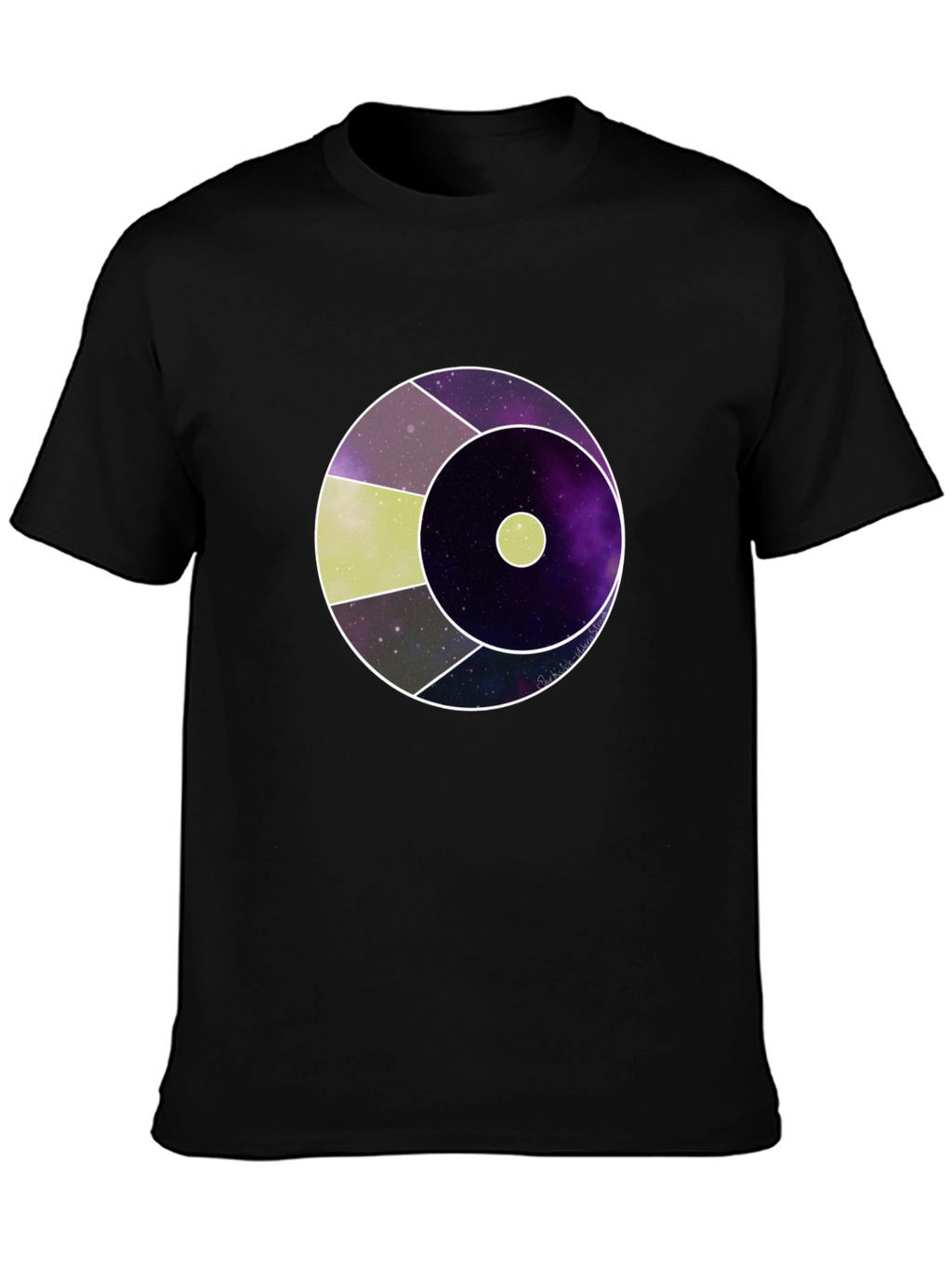 Cosmic Eye Graphic Tee - Modern Galaxy Design