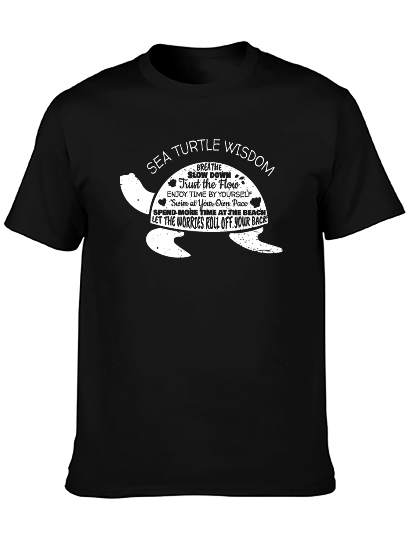 Sea Turtle Wisdom Graphic Tee - Ocean Lover Shirt