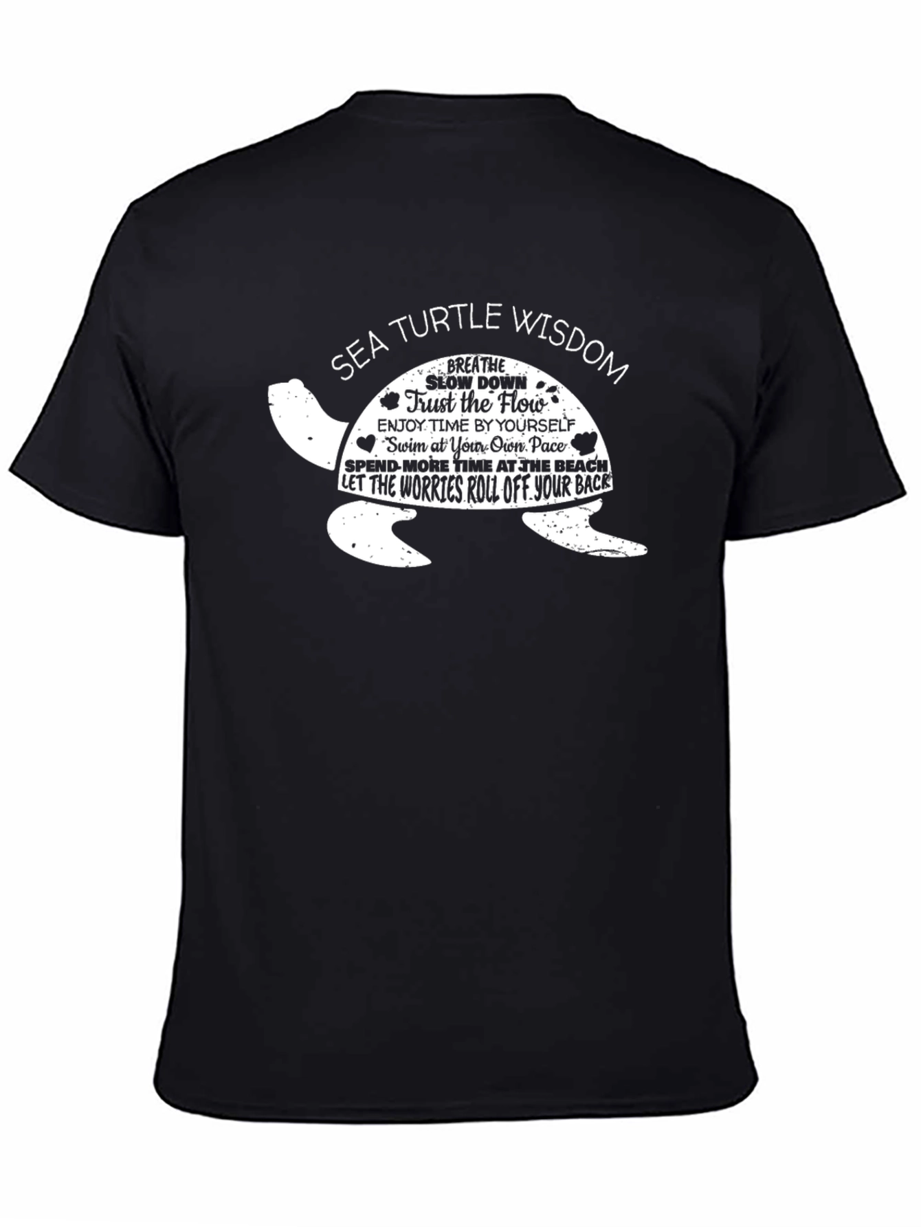 Sea Turtle Wisdom Graphic Tee - Ocean Lover Shirt