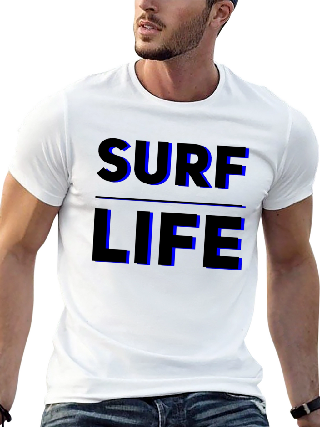 Surf Life Graphic Tee - Stylish Casual Wear