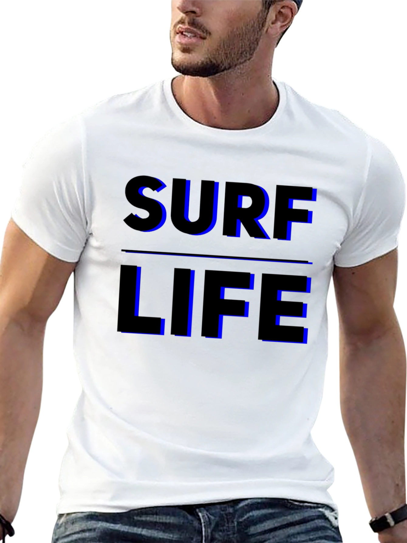 Surf Life Graphic Tee - Stylish Casual Wear