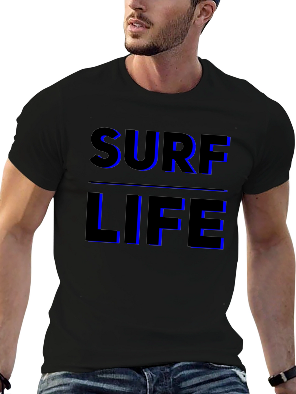Surf Life Graphic Tee - Stylish Casual Wear