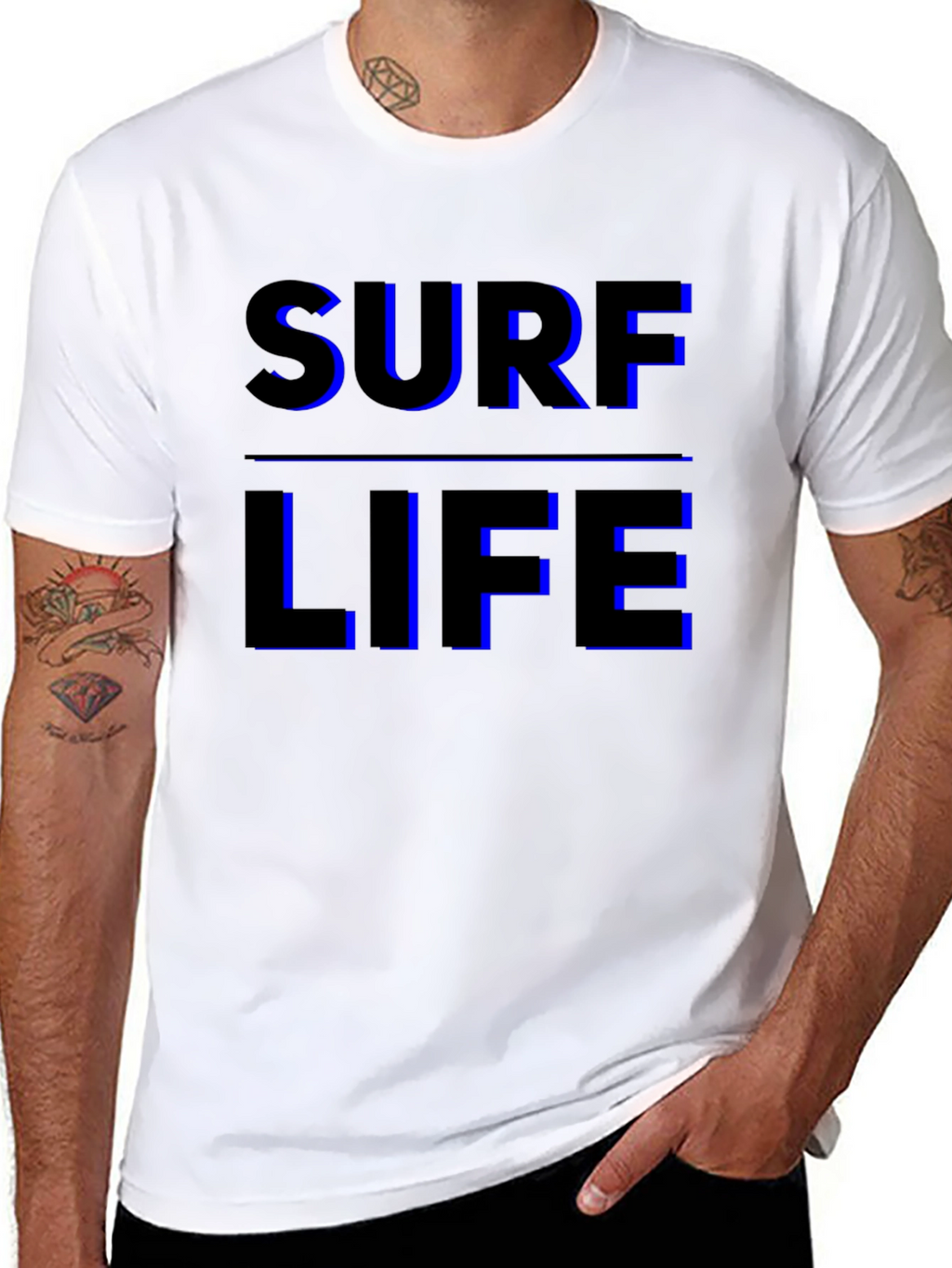 Surf Life Graphic Tee - Stylish Casual Wear
