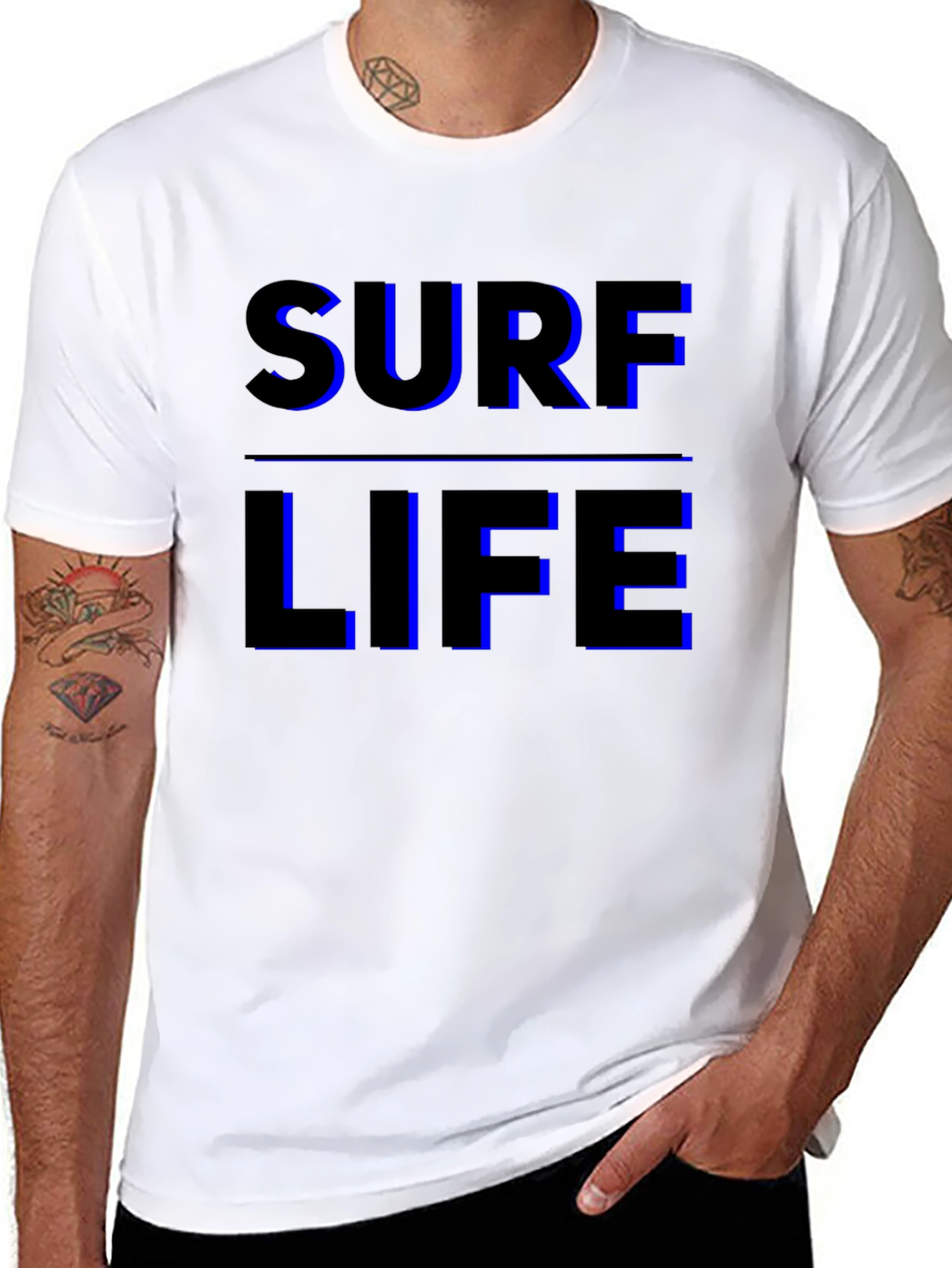 Surf Life Graphic Tee - Stylish Casual Wear