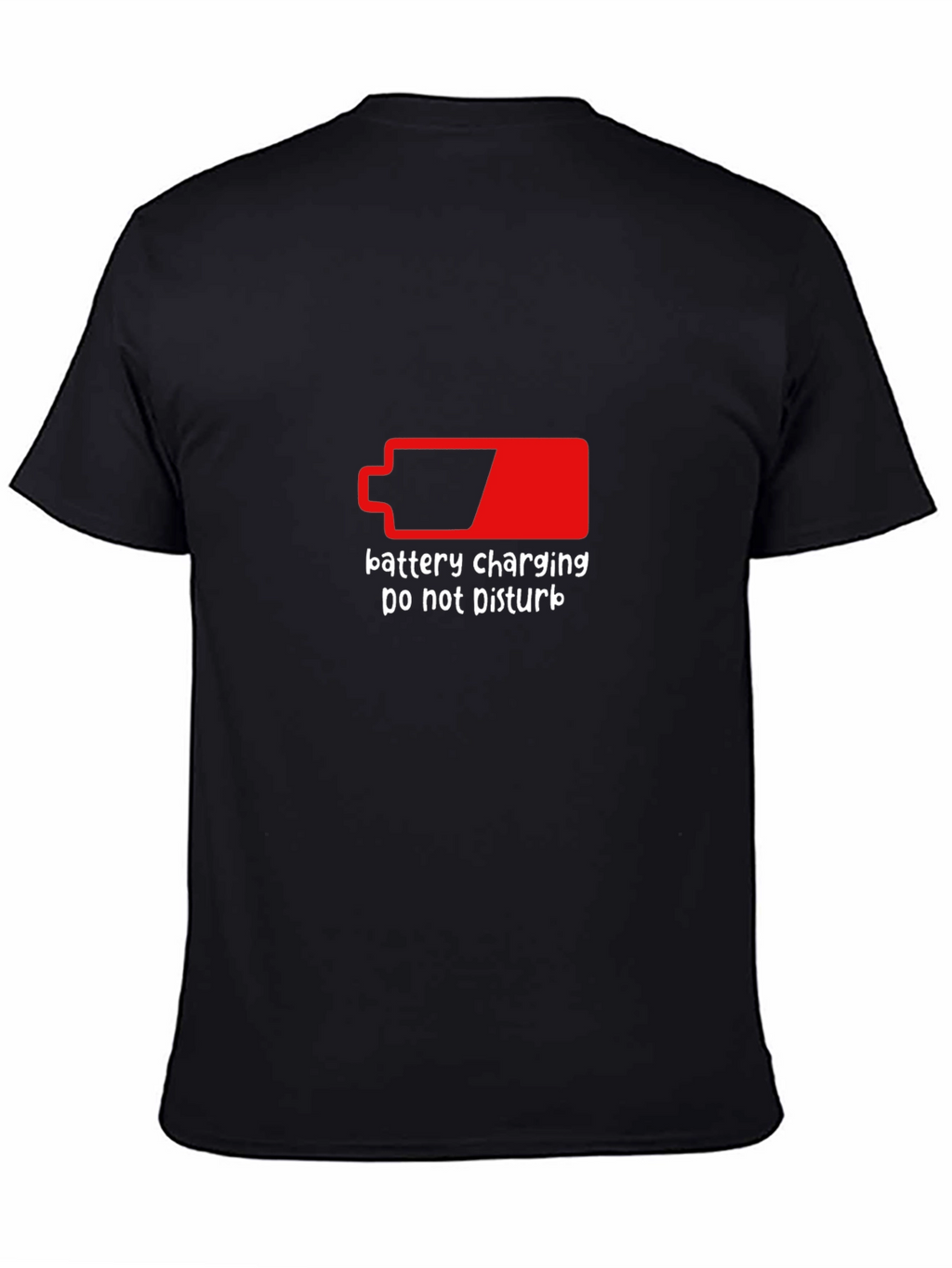 Battery Charging Do Not Disturb Graphic Tee