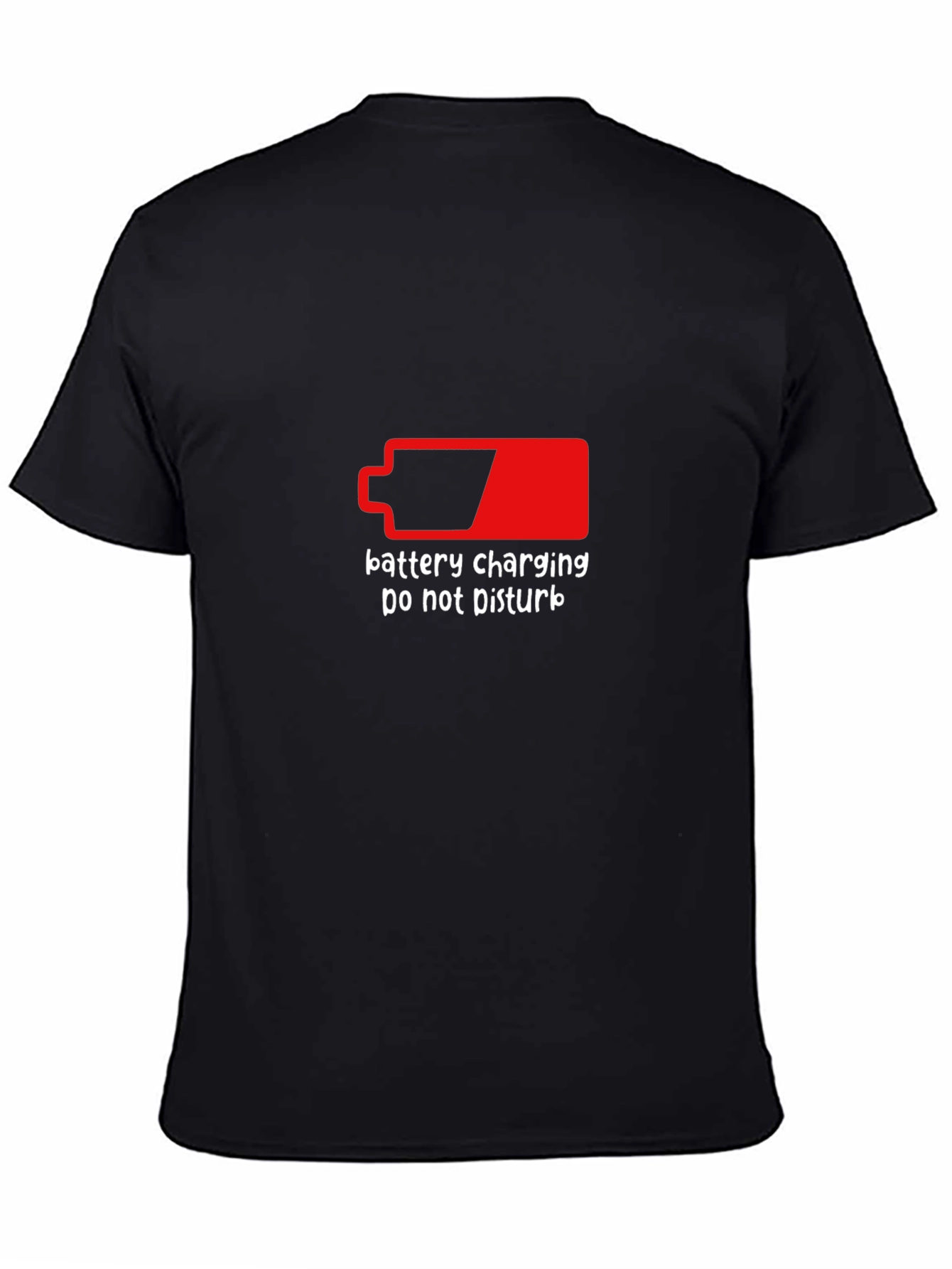 Battery Charging Do Not Disturb Graphic Tee