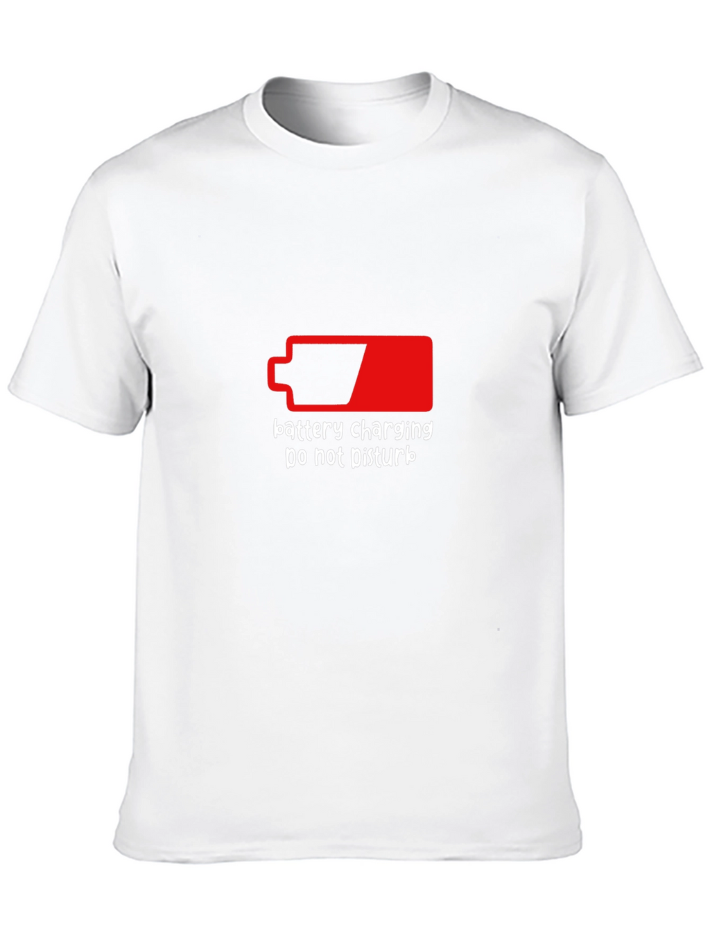 Battery Charging Do Not Disturb Graphic Tee