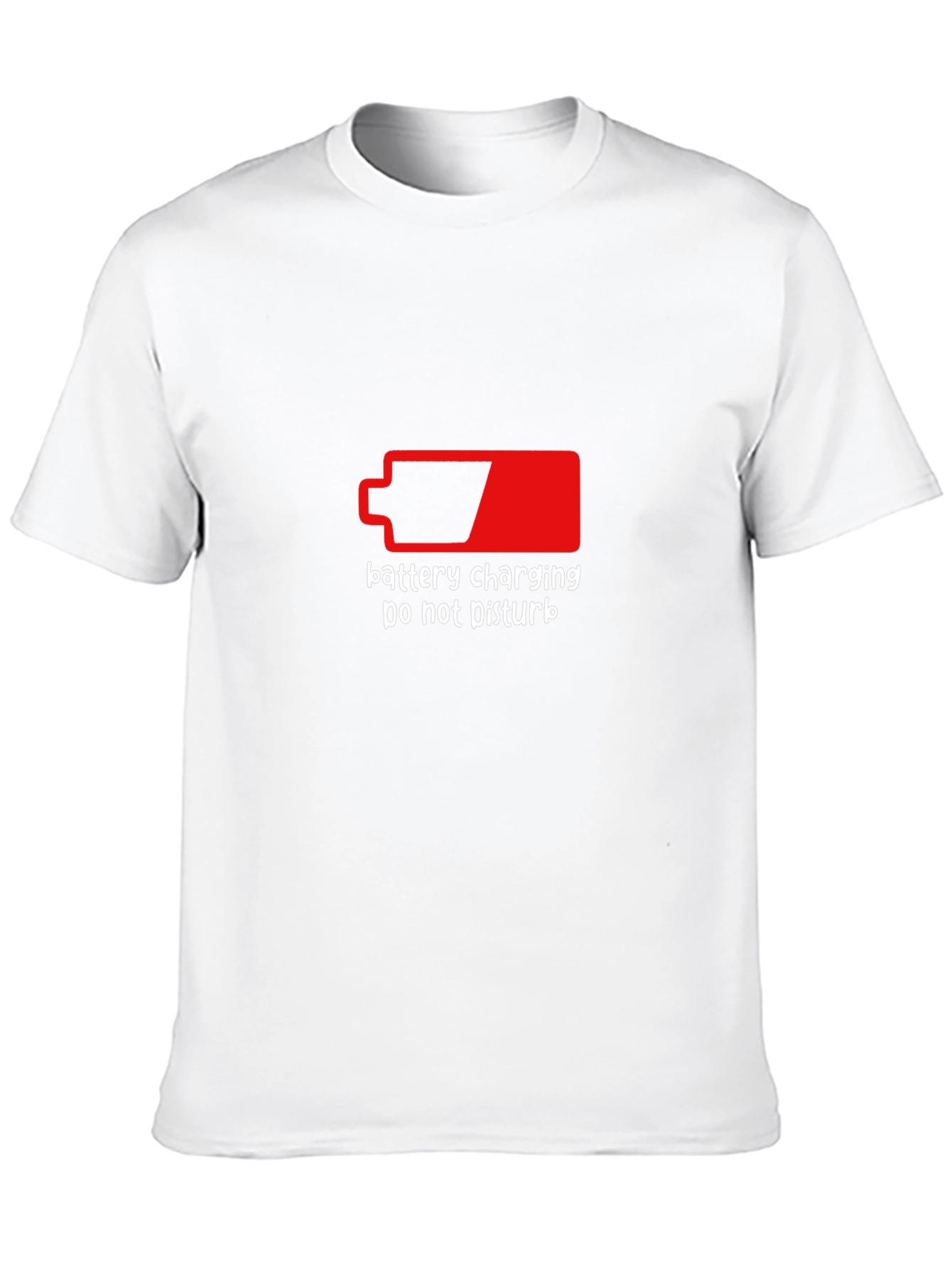 Battery Charging Do Not Disturb Graphic Tee