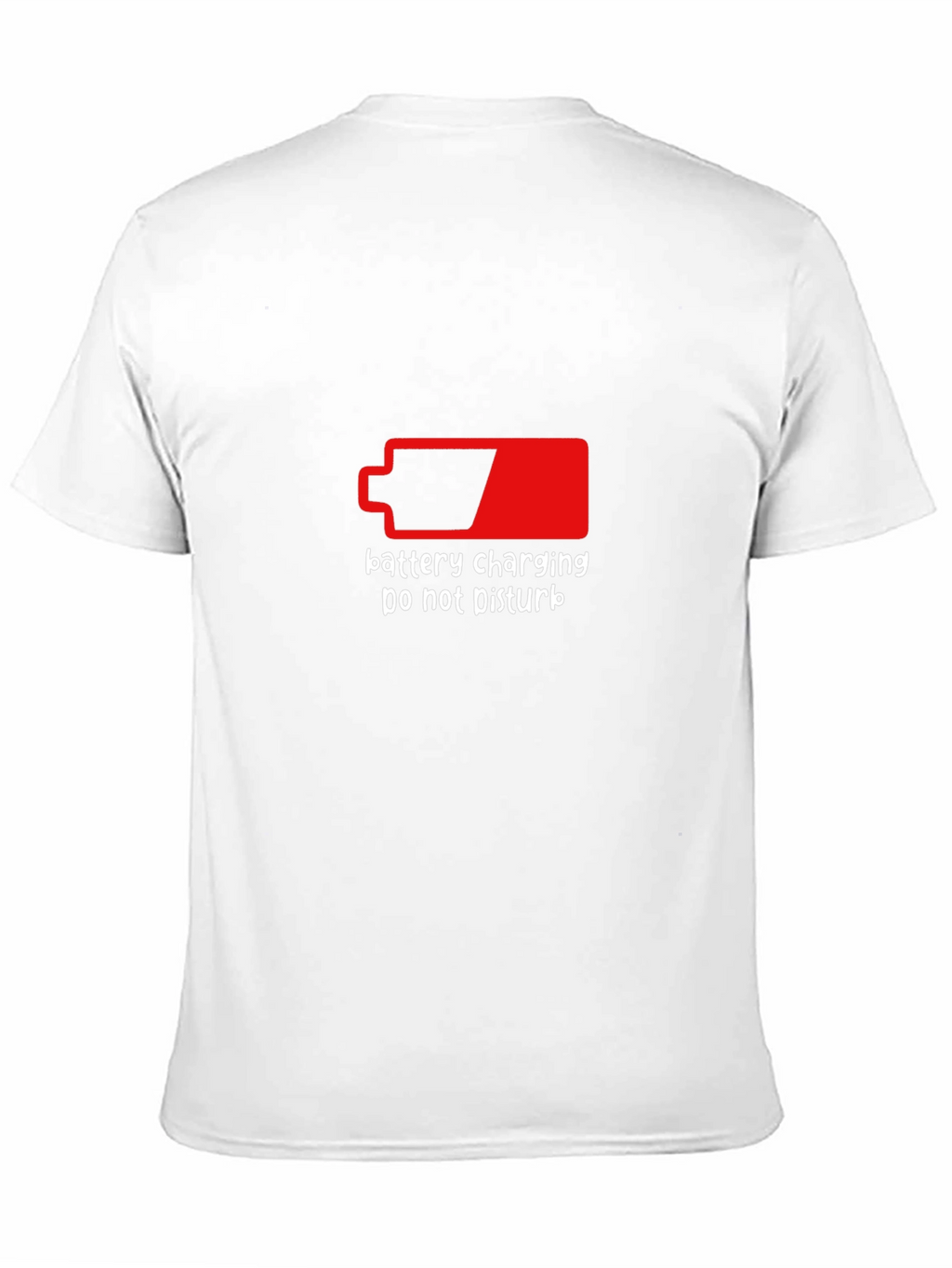 Battery Charging Do Not Disturb Graphic Tee