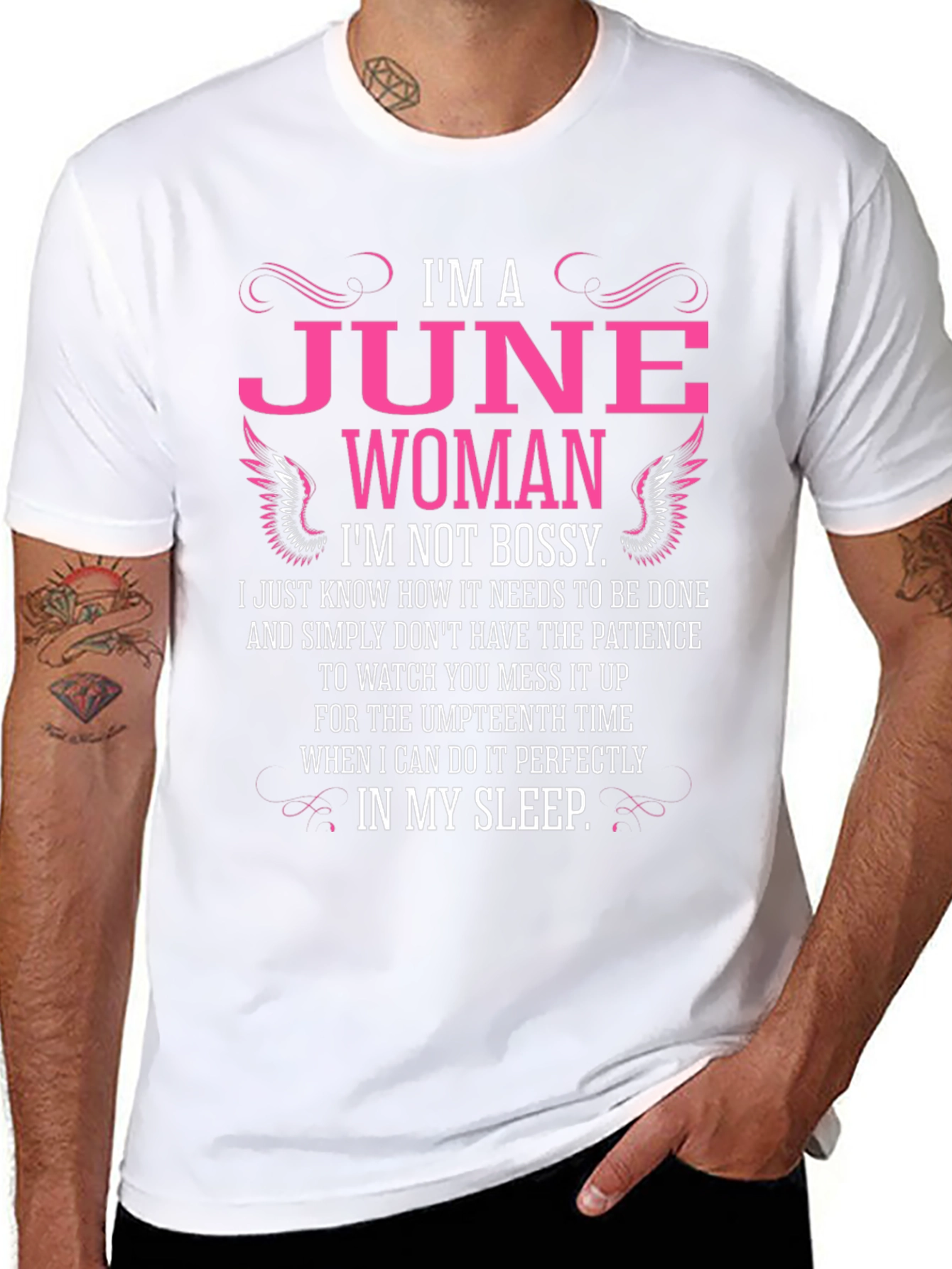 Im a June Woman T-Shirt - Bossy Tee