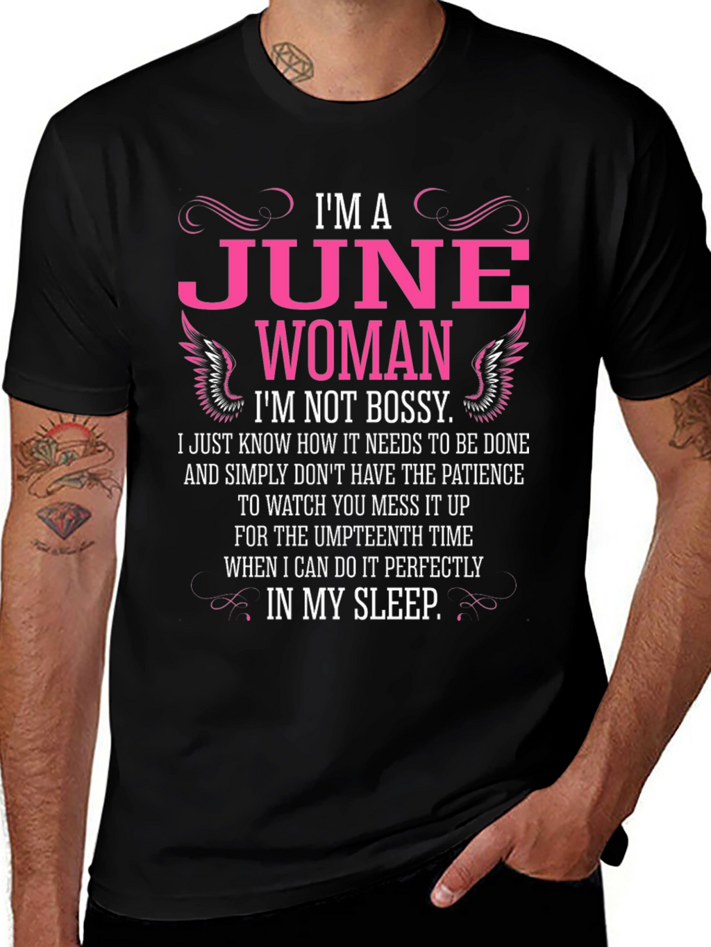 Im a June Woman T-Shirt - Bossy Tee