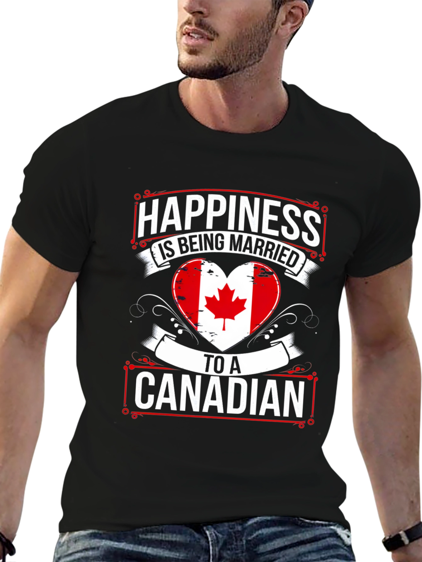 Happiness Is Being Married To A Canadian T-Shirt