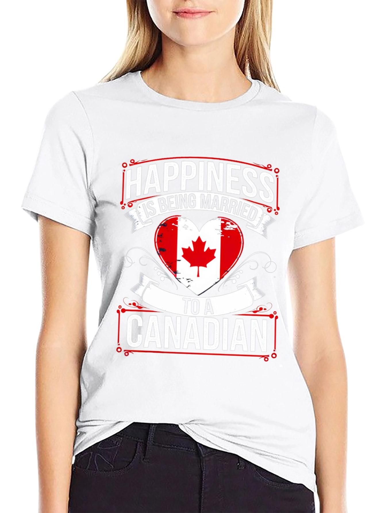 Happiness Is Being Married To A Canadian T-Shirt